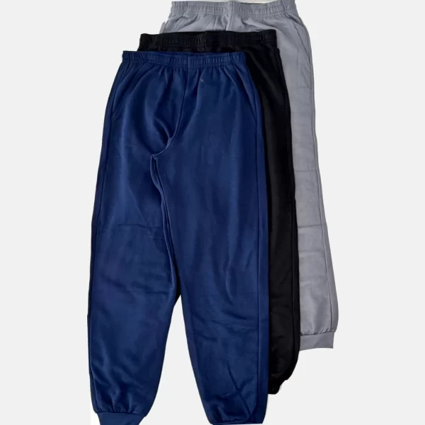 Kit 2 Calça Moletom Masculina Com Punho E Elastico Peluciada Muito Confortavel Com Forro